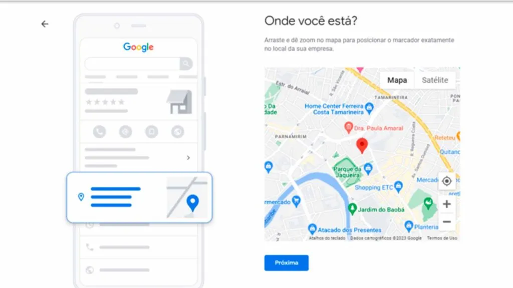 Como colocar minha empresa no google maps