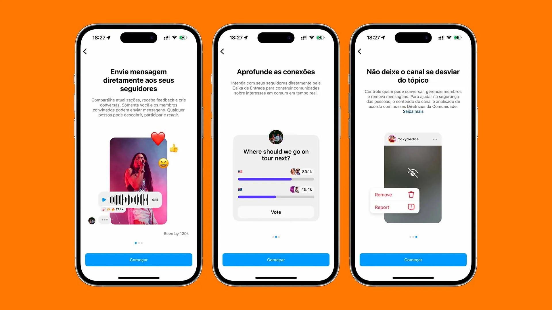 Como criar um canal de transmissão no Instagram